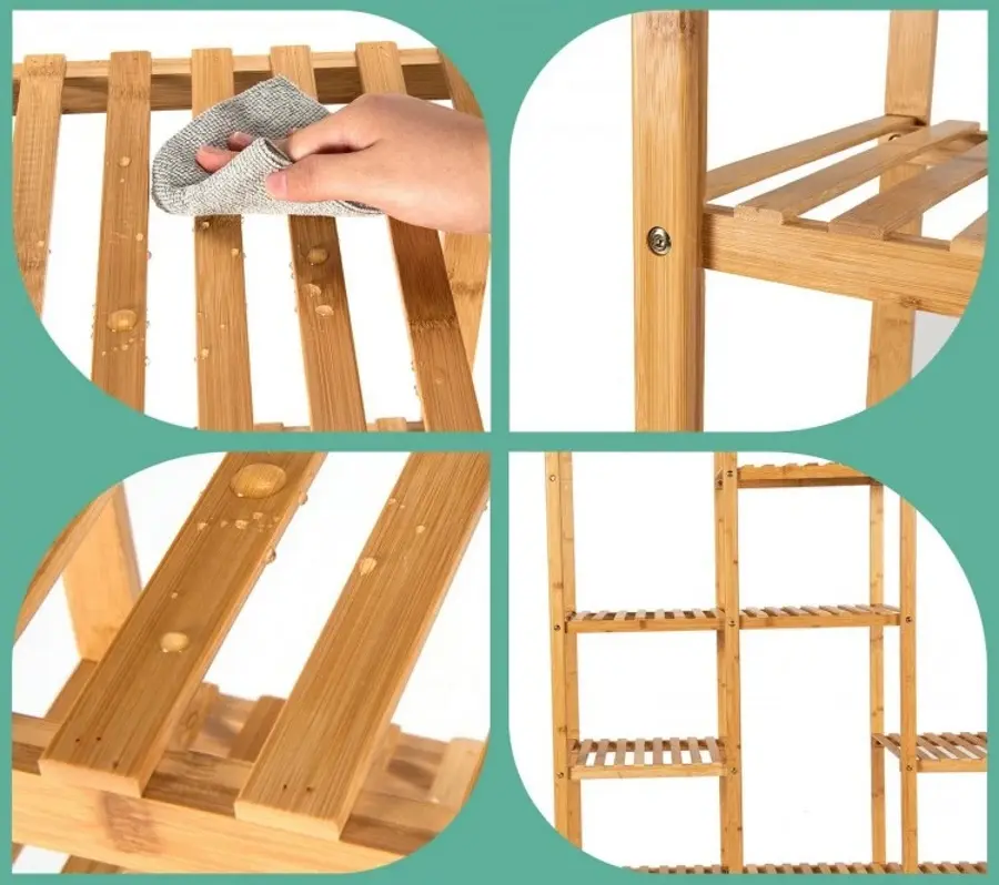 Стеллаж Costway HZ10005 (Bamboo)