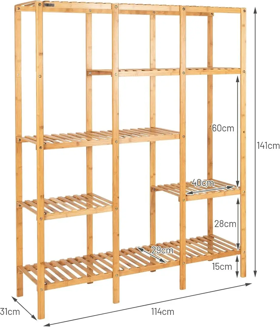 Стеллаж Costway HZ10005 (Bamboo)