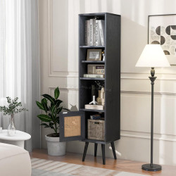 Стеллаж Costway JV10828DK (Black)