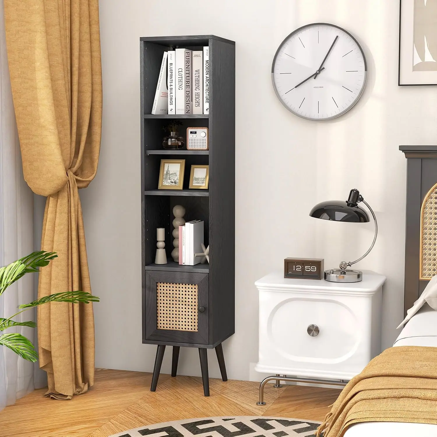 Стеллаж Costway JV10828DK (Black) - 6