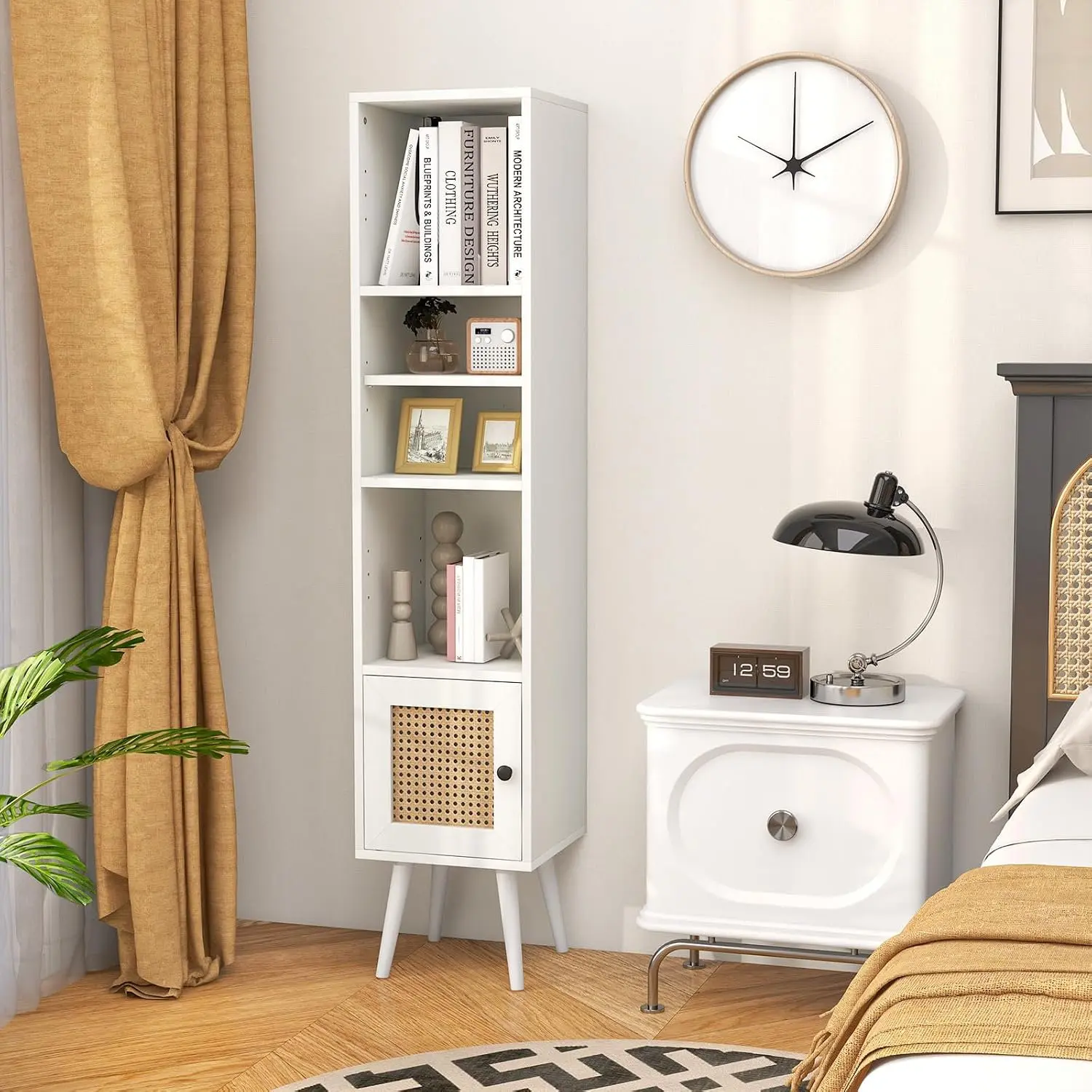 Стеллаж Costway JV10828WH (White) - 6