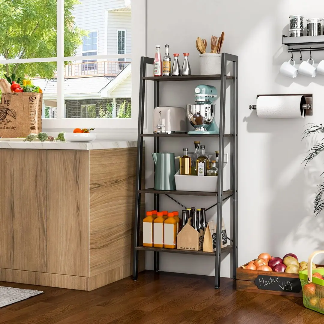 Etajera Costway JV10964OA (Grey Oak)