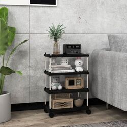 Etajera Costway JV11024DK (Black/White)