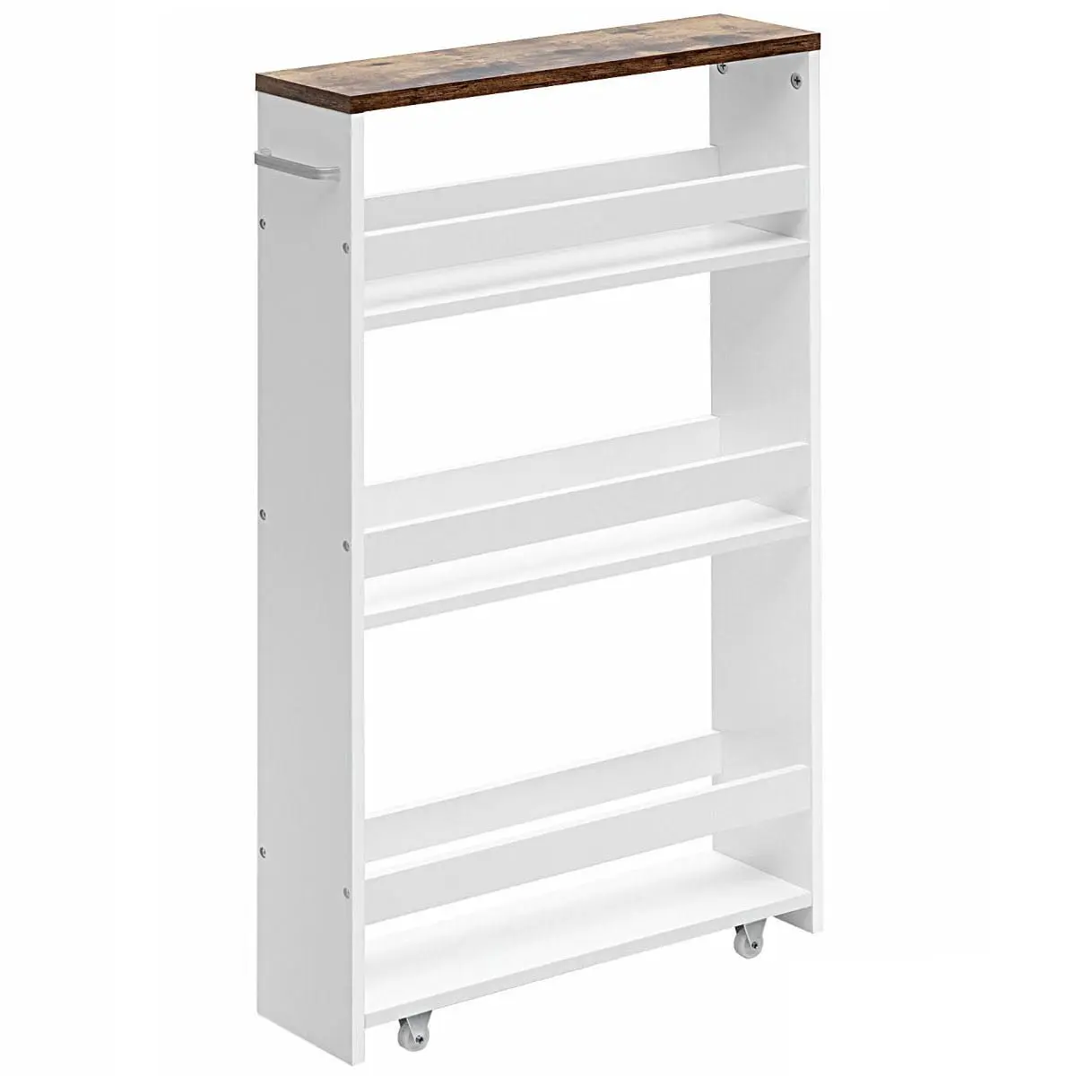 Стеллаж Costway JV11161CF (White/Brown) - 2
