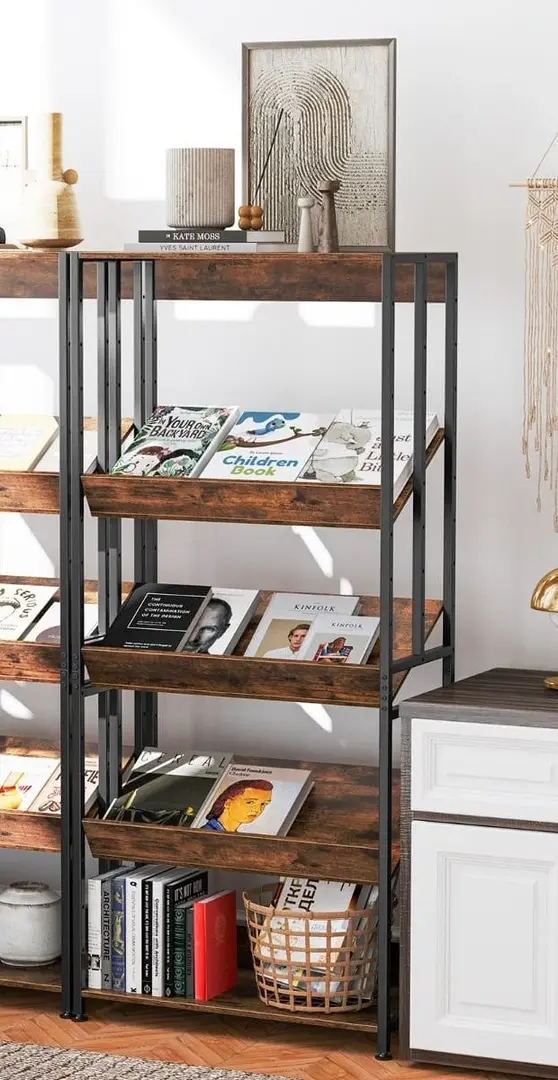 Etajera Costway JV11208CF (Rustic Brown)