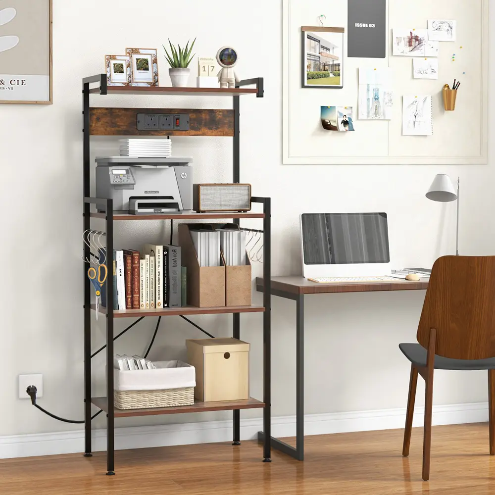 Etajera Costway JV11209DE-CF (Brown)