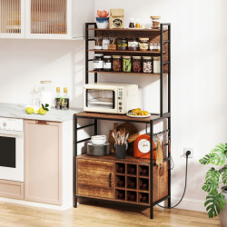 Etajera Costway JV11553DE-CF+ (Brown)