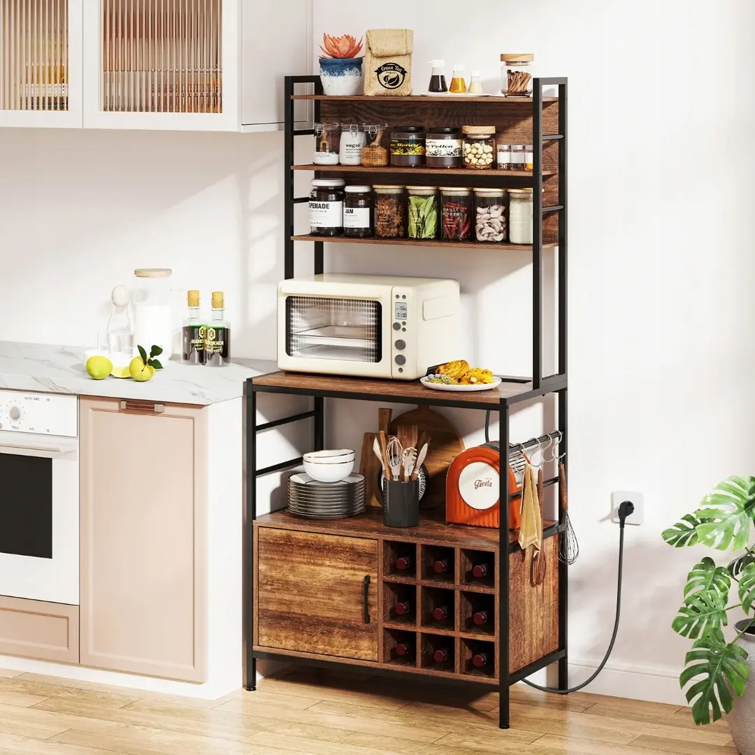 Etajera Costway JV11553DE-CF+ (Brown)