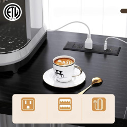 Стеллаж Costway JV11553DE-DK+ (Black) Thumb