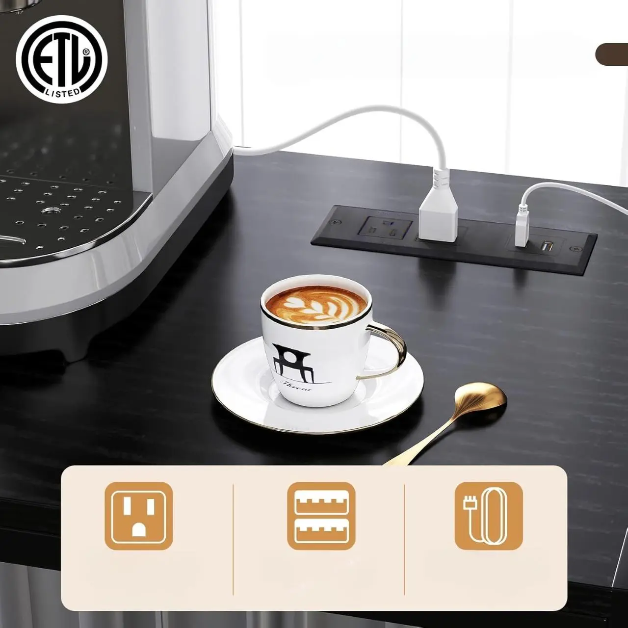 Стеллаж Costway JV11553DE-DK+ (Black)