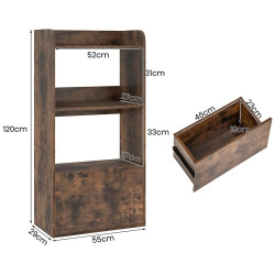 Etajera Costway JV11625CF (Brown) Thumb