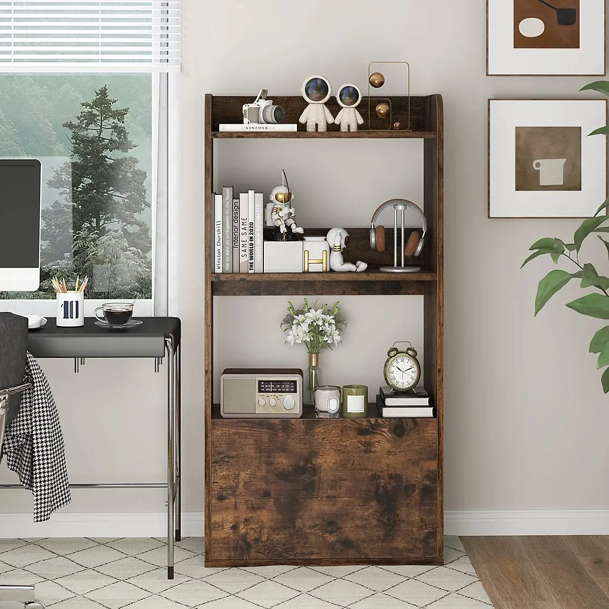 Etajera Costway JV11625CF (Brown)