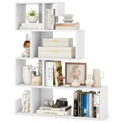 Стеллаж Costway JV11627WH (White) Thumb