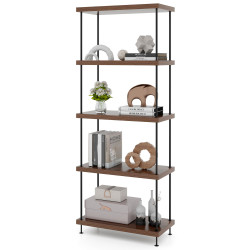 Стеллаж Costway JV11645WN (Walnut) Thumb