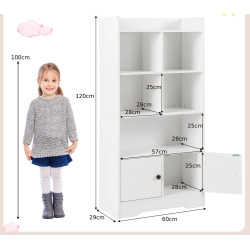 Etajera Costway JV11818WH (White) Thumb