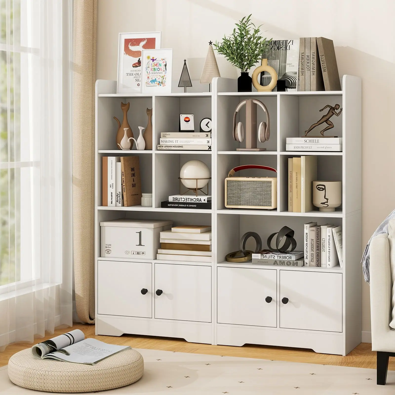 Etajera Costway JV11818WH (White)