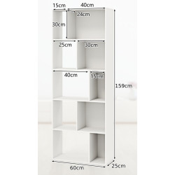 Etajera Costway JV11917WH (White) Thumb