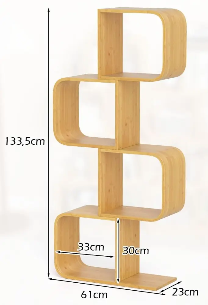 Стеллаж Costway JV11993NA (Natural)