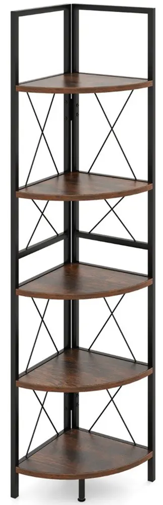 Etajera Costway JV12001CF (Brown/Grey Oak)