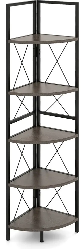 Etajera Costway JV12001OA (Brown/Grey Oak)