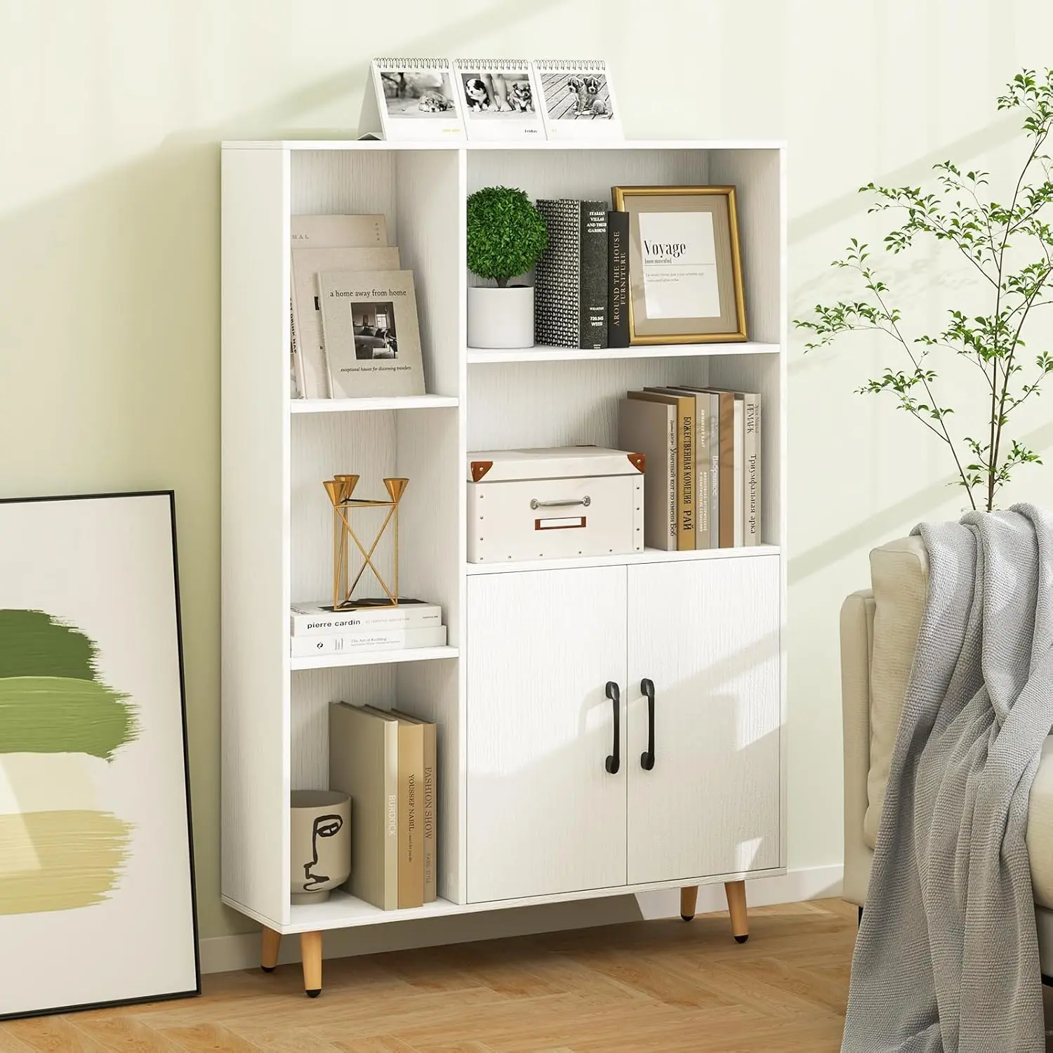 Стеллаж Costway JV12109WH (White)