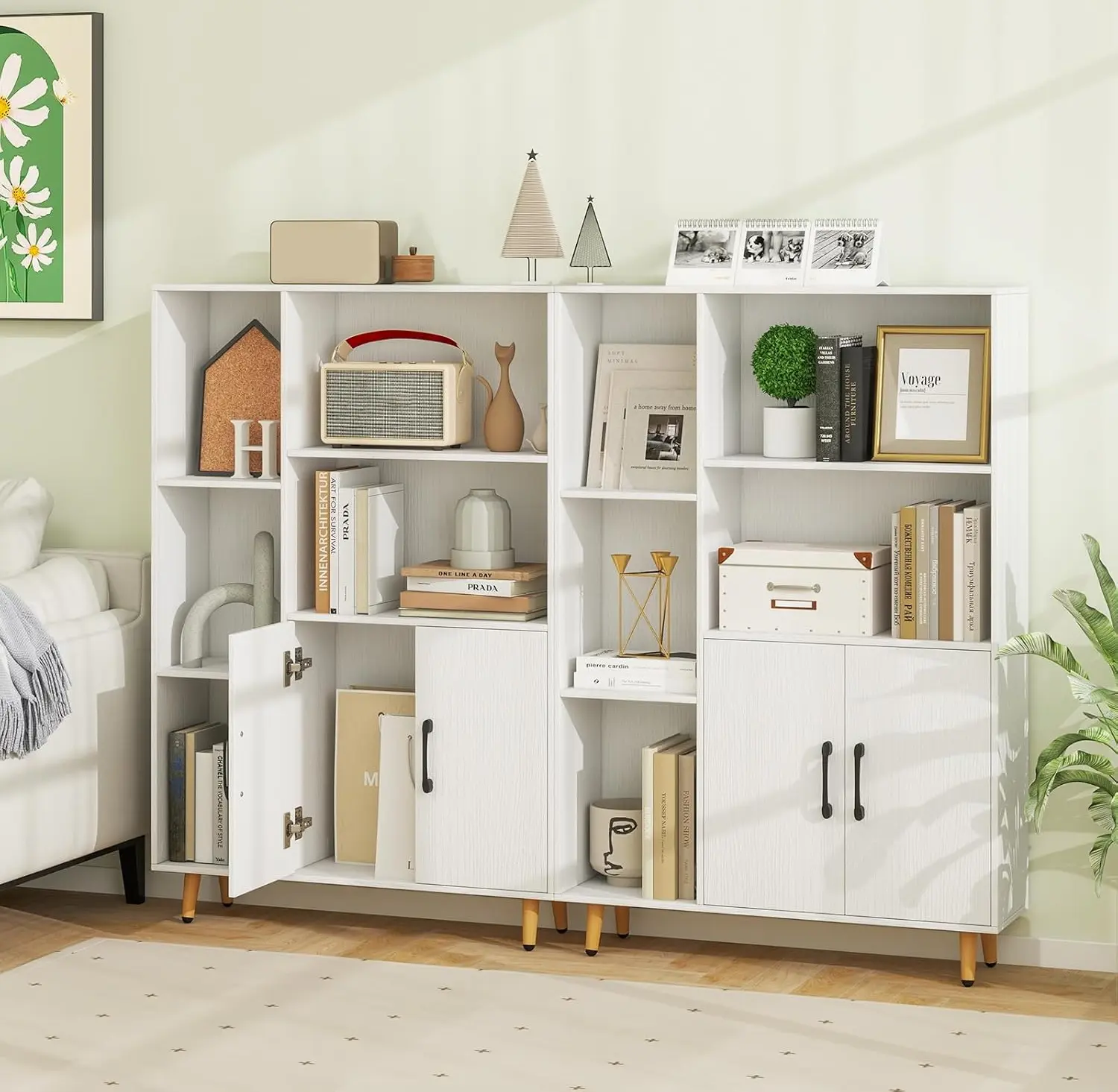 Стеллаж Costway JV12109WH (White)