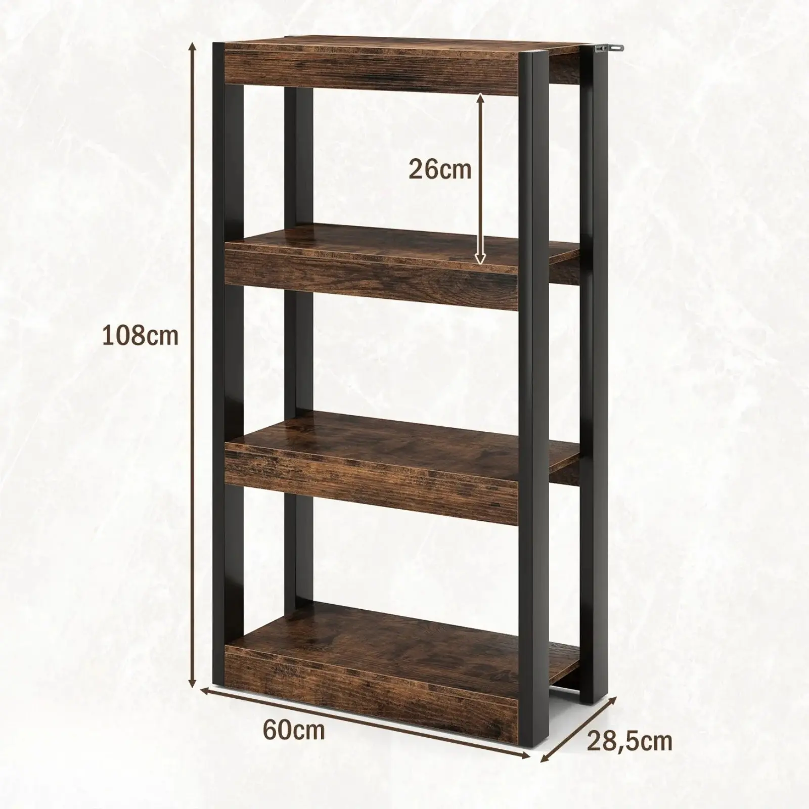 Etajera Costway JV12158CF (Brown) - 3