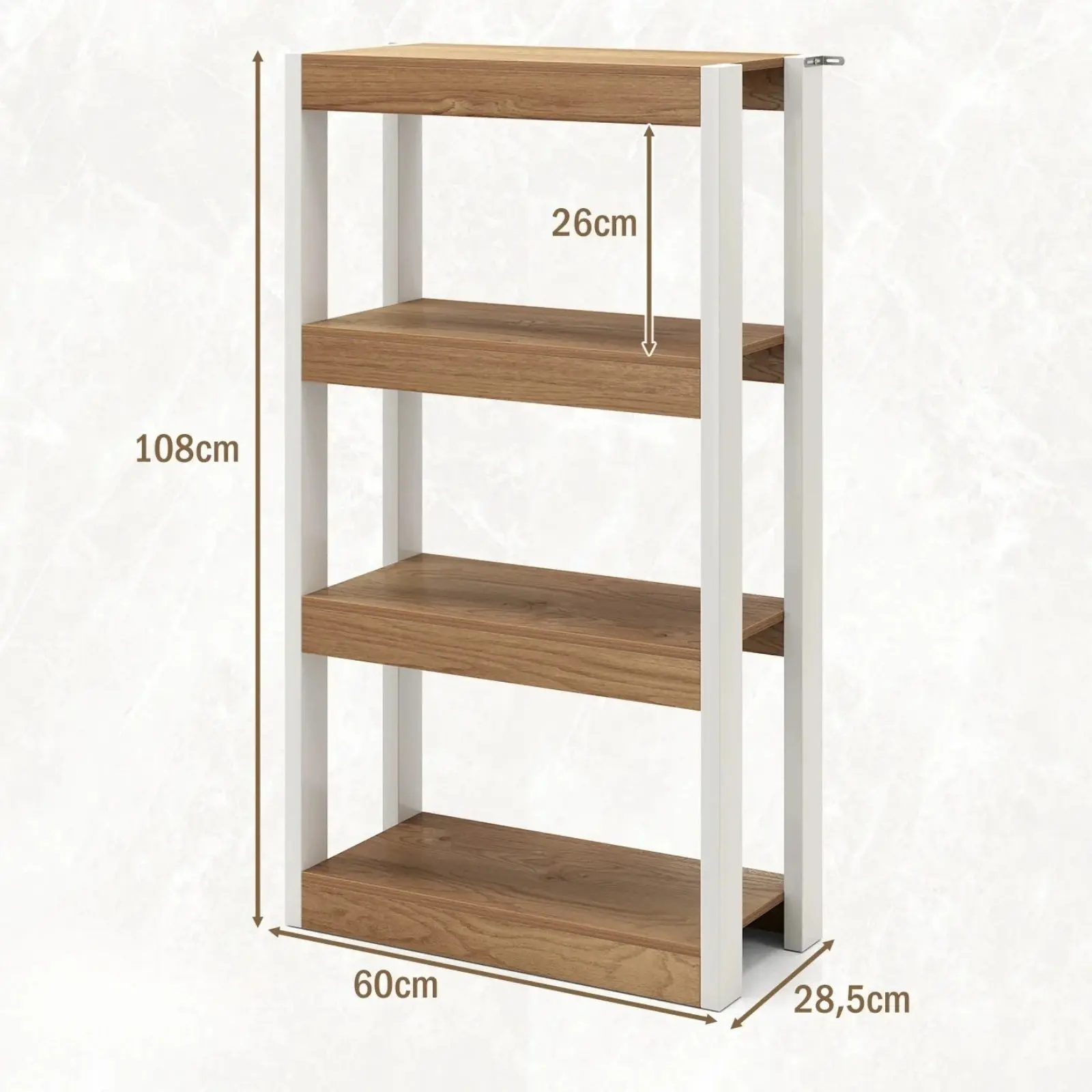 Etajera Costway JV12158NA (Natural) - 3