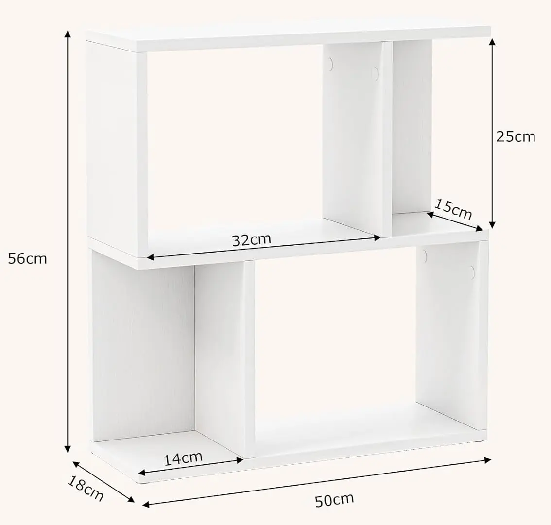 Стеллаж Costway JV12370WH (White)