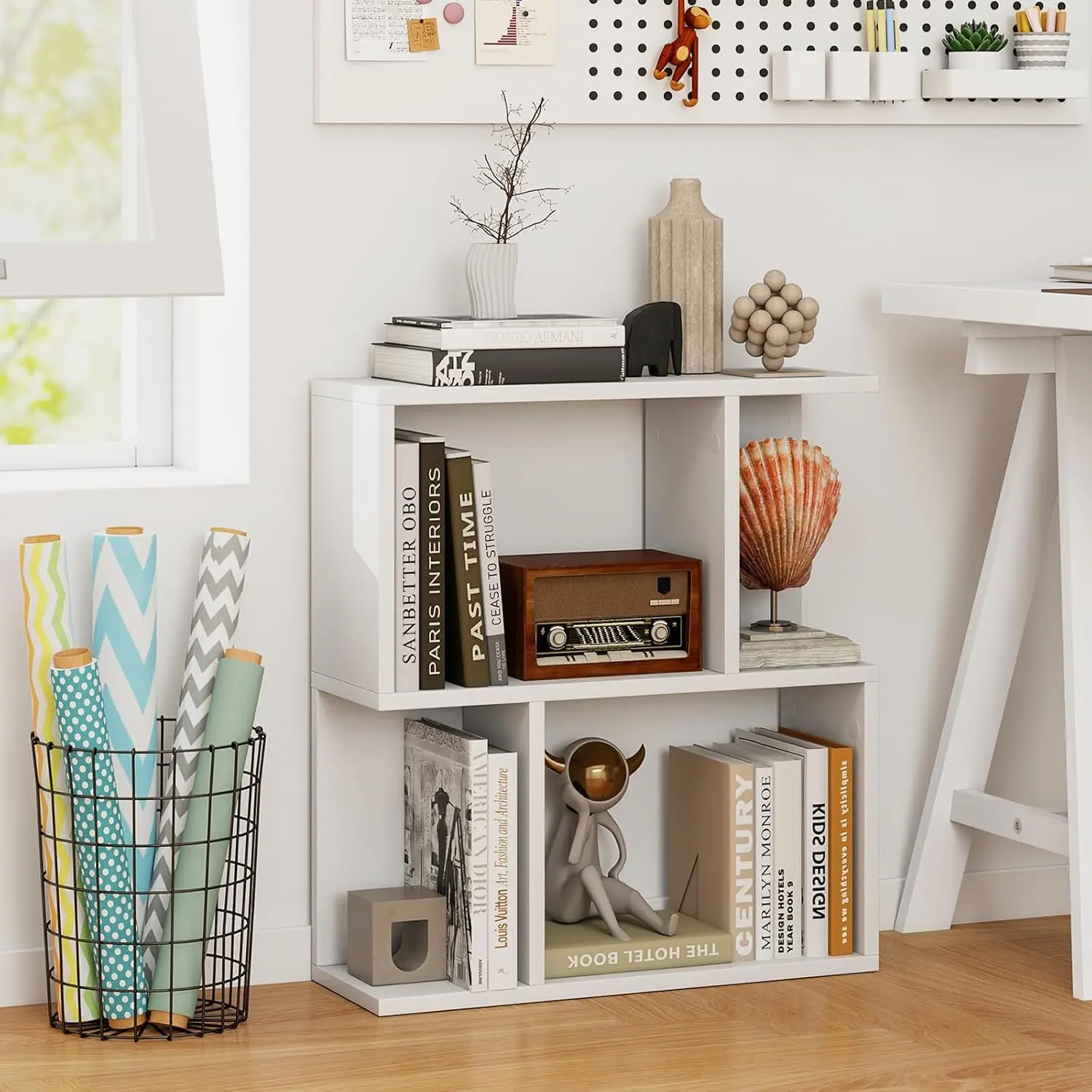 Стеллаж Costway JV12370WH (White)