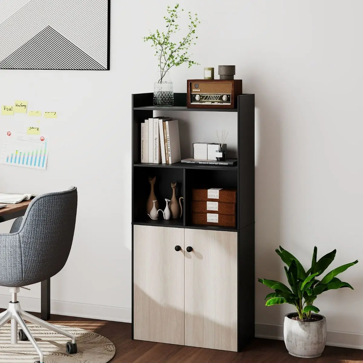 Etajera Costway JV12527DK (Black) - 4