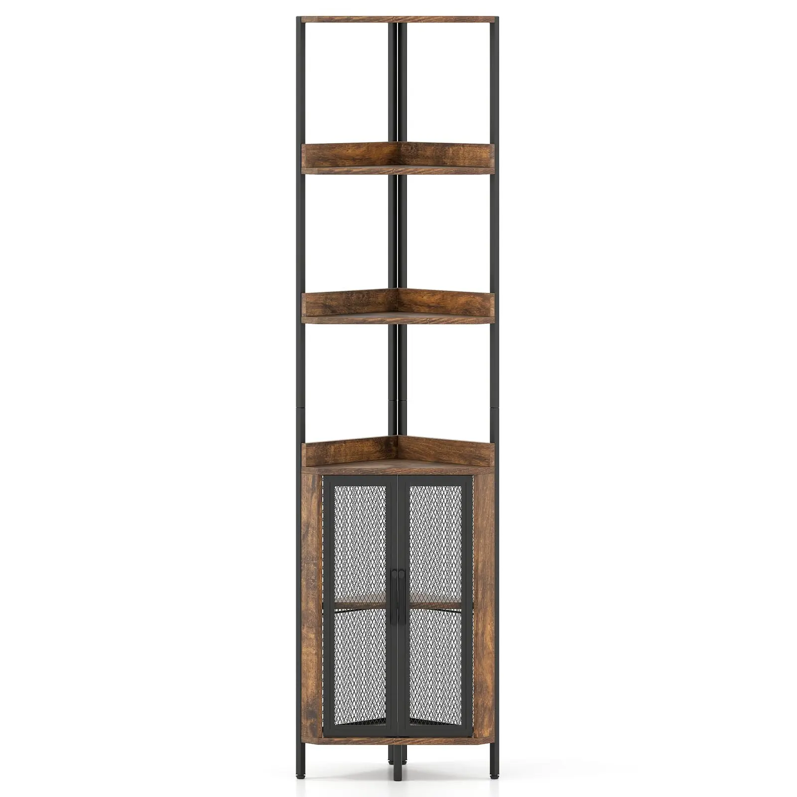 Etajera Costway JV12611CF (Brown/Black) - 2