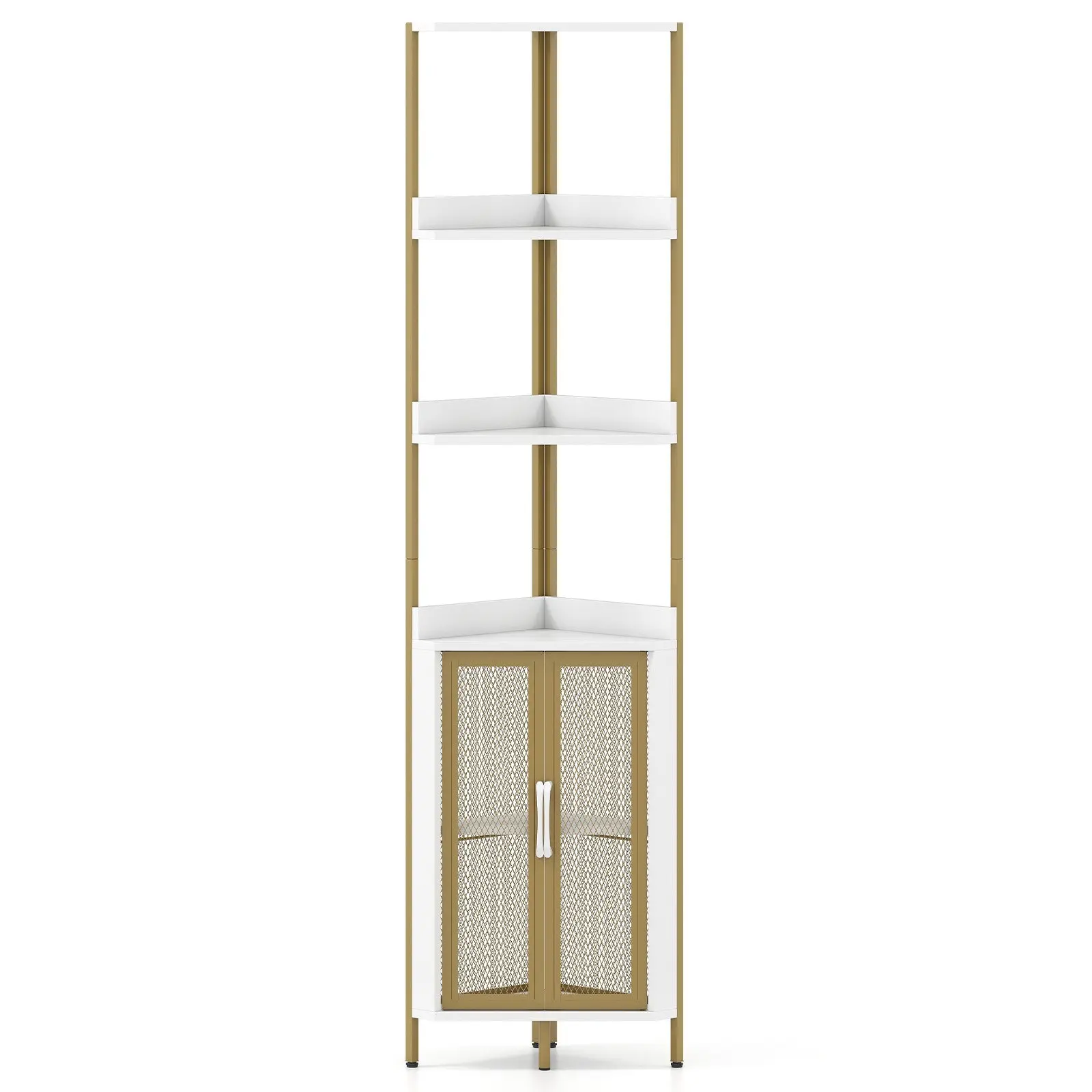 Etajera Costway JV12611WH (White/Gold) - 2