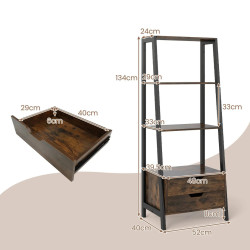 Etajera Costway JV12654CF (Brown) Thumb