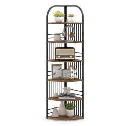 Etajera Costway JV12738CF (Brown/Black) Thumb