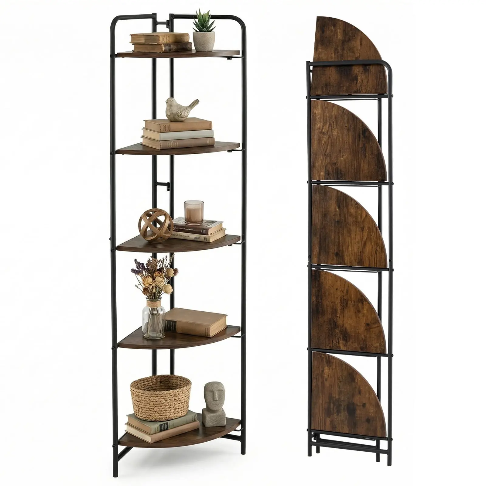 Etajera Costway JV12739CF (Brown) - 2