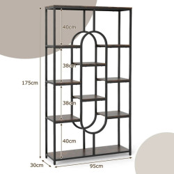 Etajera Costway JV12894CF (Brown) Thumb