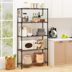 Etajera Costway JV12977DK (Black)