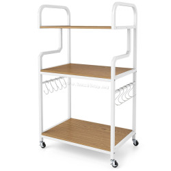 Etajera Costway JV13339NA (Natural/White)