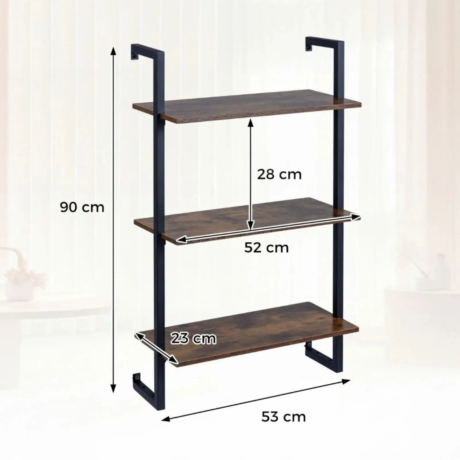 Etajera Costway JV13921CF (Brown) - 3