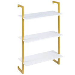 Etajera Costway JV13921WH (White/Gold) Thumb
