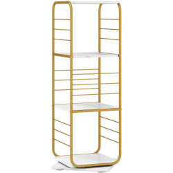 Etajera Costway JV13942GD (Gold/White) Thumb