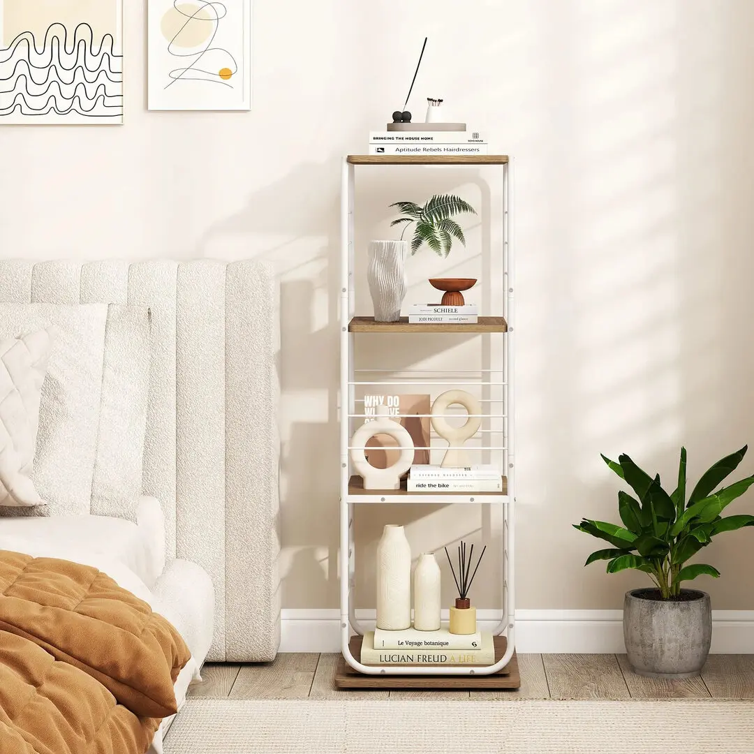 Etajera Costway JV13942NA (Natural/White)