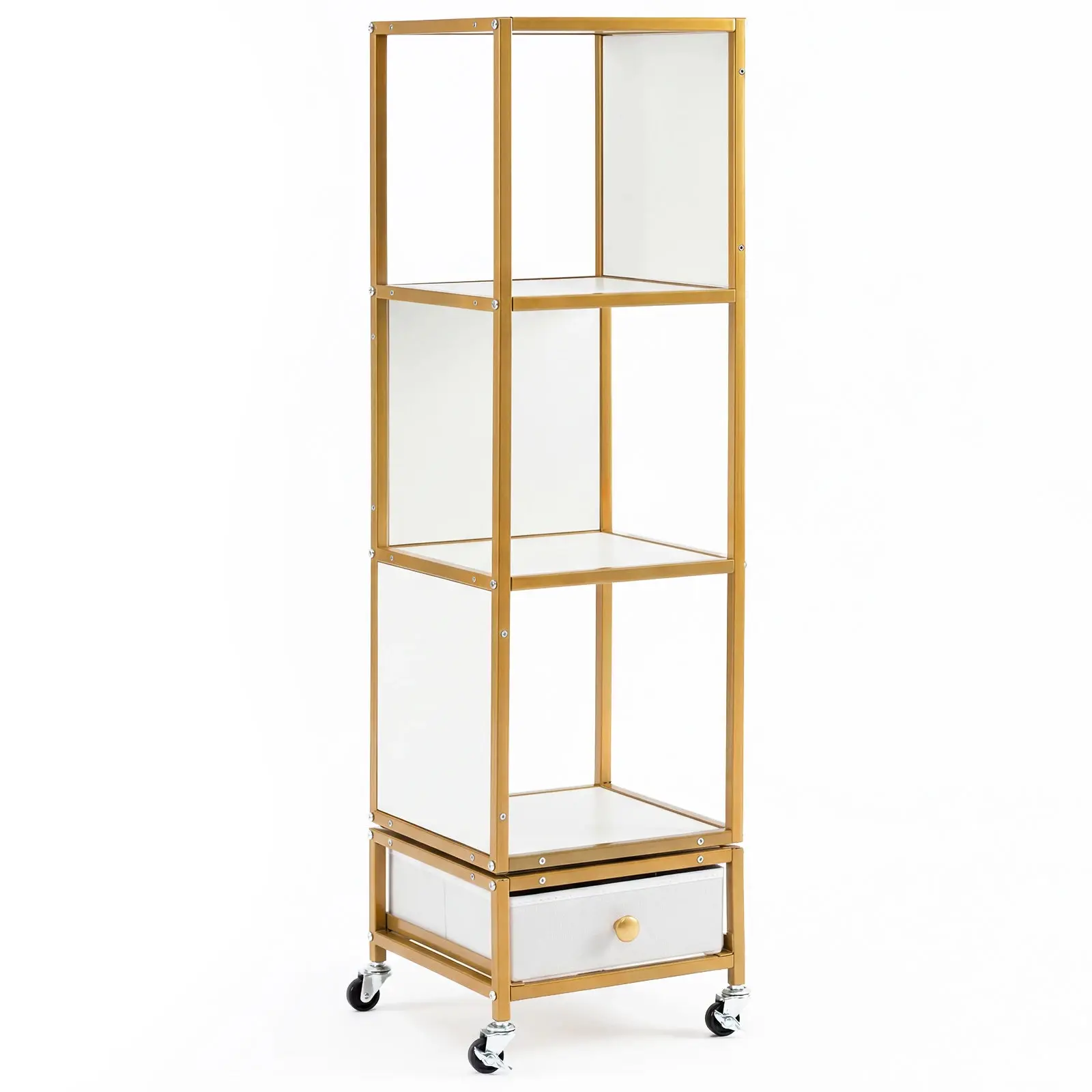 Etajera Costway JV13976WH (White/Gold) - 2