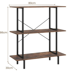 Etajera Costway JV14521TD-CF (Brown) Thumb