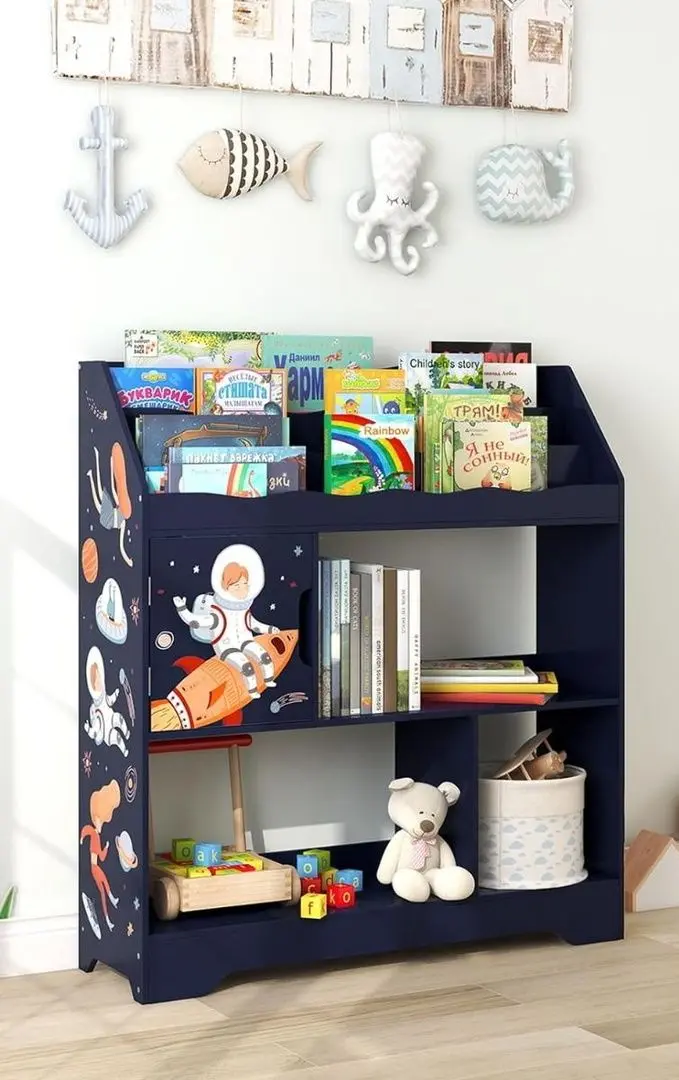 Etajera Costway JZ10089BL (Blue)