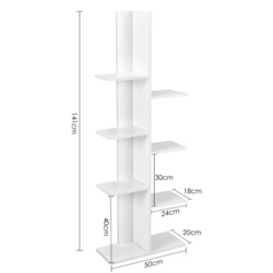 Etajera Costway JZ10176WH (White) Thumb