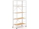 Etajera Costway JZ10224NA (White/Natural)