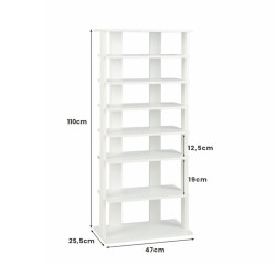 Etajera Costway JZ10275WH (White) Thumb