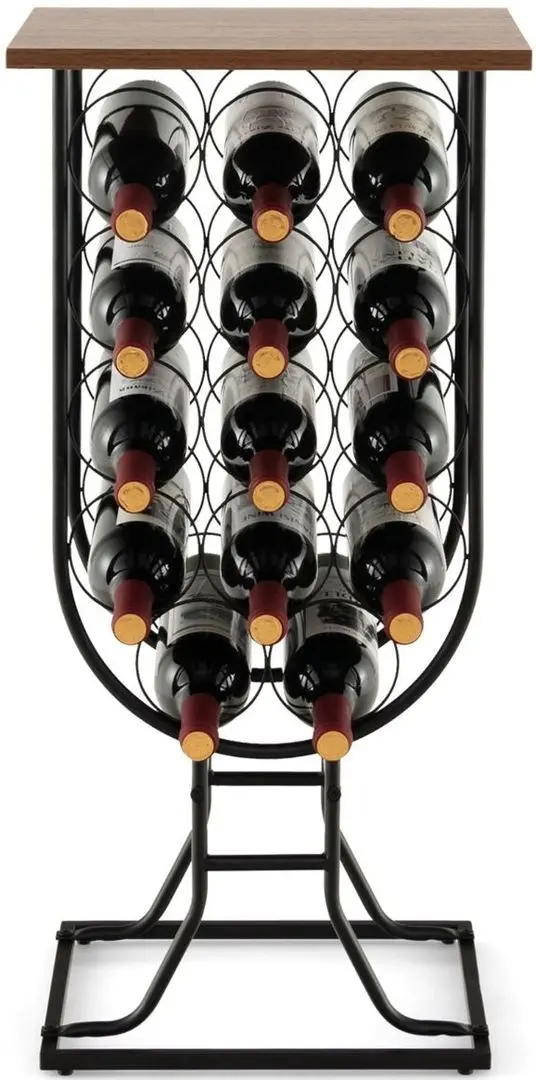 Подставка для бутылок Costway JV10767DK (Brown/Black)